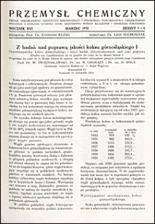 Przemysł Chemiczny 1932 nr 5-6