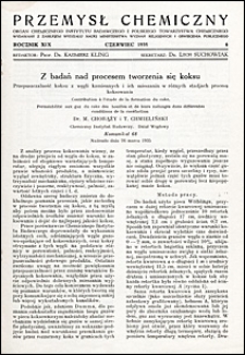Przemysł Chemiczny 1935 nr 6