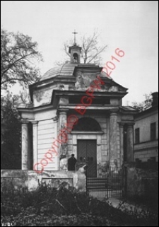 Kaplica pw. Świętego Krzyża (Ogińskich). Widok zewnętrzny z przed 1939 roku. Siedlce