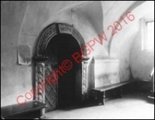 Synagoga. Portal w przedsionku. Widok z przed 1939 roku. Zamość