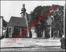 Zespół klasztorny Bernardynów. Kościół św. Katarzyny. Widok z 1933 roku. Radom