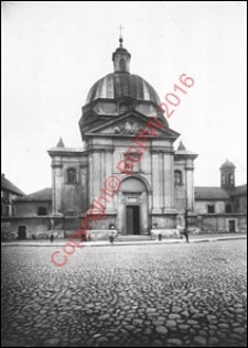 Kościół pw. św. Kazimiera. Widok od strony fasady frontowej z 1922 roku. Warszawa