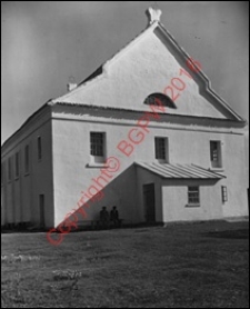 Synagoga. Widok ogólny z przed 1939 roku. Goniądz