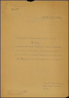 Techniczne wskazówki nr 1 (T.A.I.) Namiestnika Rzeszy - oddział IV B - do opracowania przy osiedlaniu w okręgu Rzeszy (Wrtnegau) z 1 kwietnia 1941 r.