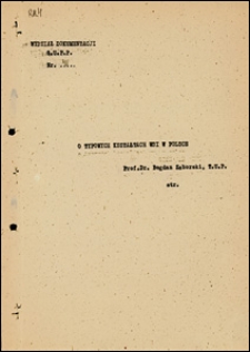 O typowych kształtach wsi w Polsce