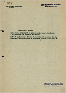 Propozycja metody opracowania wytycznych dla planów: krajowego, regionalnych i miejscowych dla obszarów wiejskich
