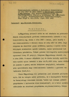 Rozmieszczenie ludności w d. rejencji koszalińskiej od roku 1910 do 1925 (1933) w oświetleniu rozprawy H. Müggenburga: "Die Bevölkerungsverteilung im Regierungsbezirk Köslin"