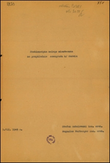 Problematyka małego miasteczka na przykładzie Nowogrodu n/Narwią