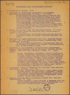 Bibliografia prac dr Mieczysława Orłowicza