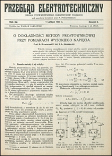 Przegląd Elektrotechniczny 1933 nr 3