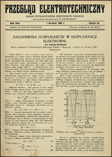 Przegląd Elektrotechniczny 1935 nr 16