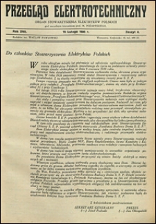 Przegląd Elektrotechniczny 1935 nr 19