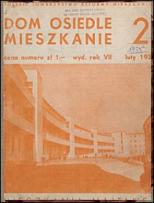 Dom, Osiedle, Mieszkanie 1935 nr 2