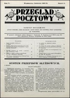 Przegląd Pocztowy 1935 nr 6