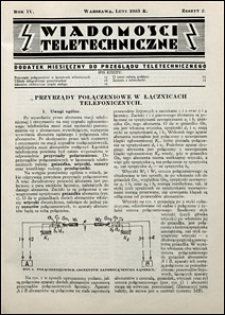 Wiadomości Teletechniczne 1935 nr 2