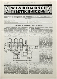 Wiadomości Teletechniczne 1935 nr 5
