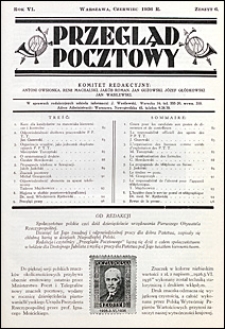 Przegląd Pocztowy 1936 nr 6