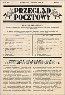 Przegląd Pocztowy 1936 nr 11