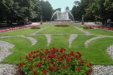 Fontanna w Parku Saskim w Warszawie