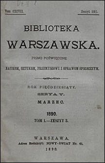 Biblioteka Warszawska 1890 t. 1 z. 3