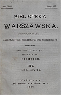 Biblioteka Warszawska 1890 t. 3 z. 2