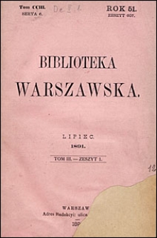 Biblioteka Warszawska 1891 t. 3 z. 1
