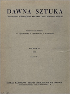 Dawna Sztuka 1939 z. 2