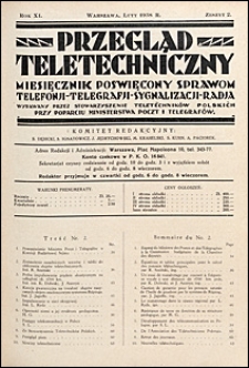 Przegląd Teletechniczny 1938 nr 2