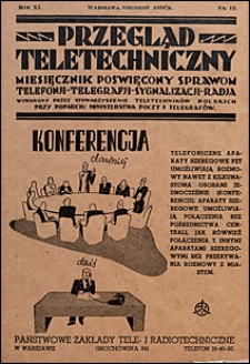 Przegląd Teletechniczny 1938 nr 12
