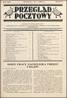 Przegląd Pocztowy 1938 nr 5