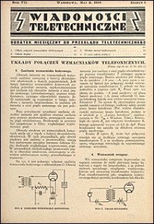 Wiadomości Teletechniczne 1938 nr 5