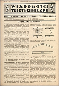 Wiadomości Teletechniczne 1938 nr 6