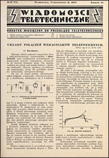 Wiadomości Teletechniczne 1938 nr 10