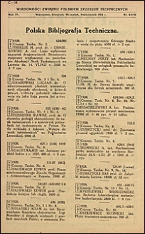 Wiadomości Związku Polskich Zrzeszeń Technicznych 1928 nr 8-10