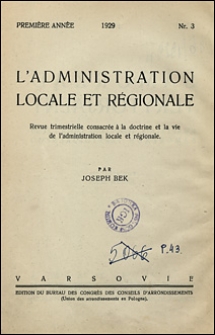 Samorząd Terytorialny 1929 nr 3