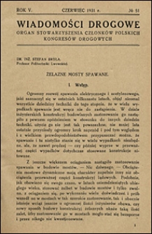 Wiadomości Drogowe 1931 nr 51