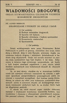 Wiadomości Drogowe 1931 nr 53