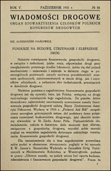 Wiadomości Drogowe 1931 nr 55