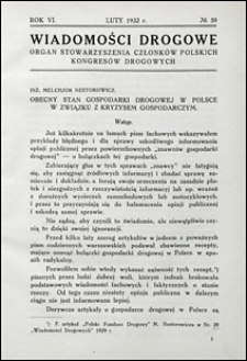 Wiadomości Drogowe 1932 nr 59