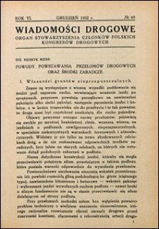 Wiadomości Drogowe 1932 nr 69