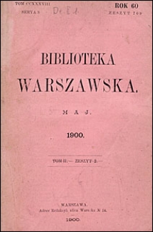 Biblioteka Warszawska 1900 t. 2 z. 2