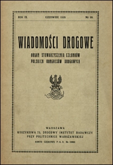 Wiadomości Drogowe 1935 nr 99