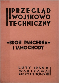 Przegląd Wojskowo-Techniczny 1935 nr 2