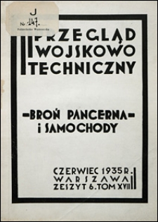 Przegląd Wojskowo-Techniczny 1935 nr 6