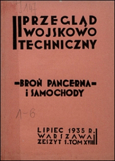 Przegląd Wojskowo-Techniczny 1935 nr 7