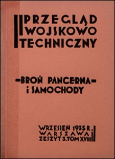 Przegląd Wojskowo-Techniczny 1935 nr 9