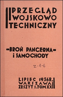 Przegląd Wojskowo-Techniczny 1936 nr 7