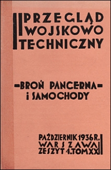 Przegląd Wojskowo-Techniczny 1936 nr 10