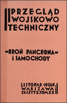 Przegląd Wojskowo-Techniczny 1936 nr 11