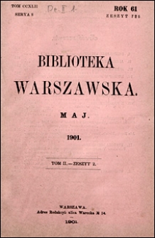 Biblioteka Warszawska 1901 t. 2 z. 2